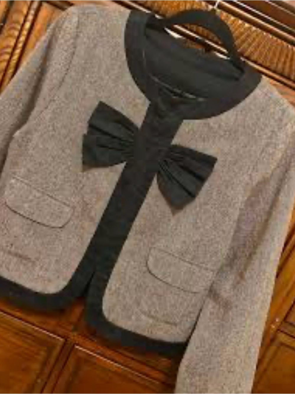 Bow And Arrow x Anthropologie Tweed Cropped Jacket sz 12